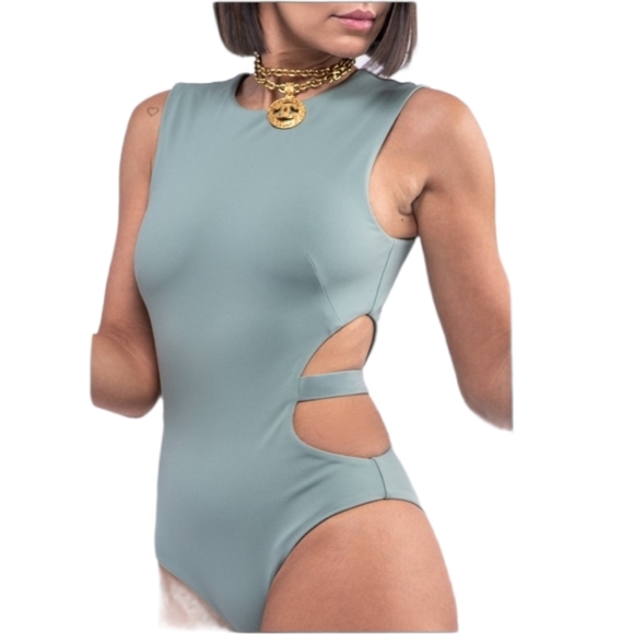 BYEGREIS Sage Bodysuit Sz XS By Egreis Swimsuit - Picture 1 of 7
